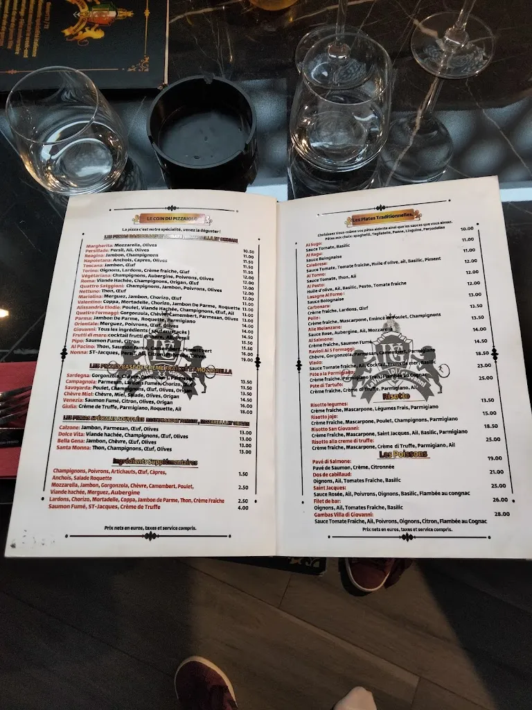 Menu_La Villa Di Giovanni_Livry-Gargan_image_1