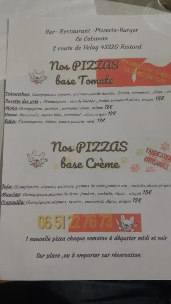 Menu_Le Cabanon_Riotord_image_1