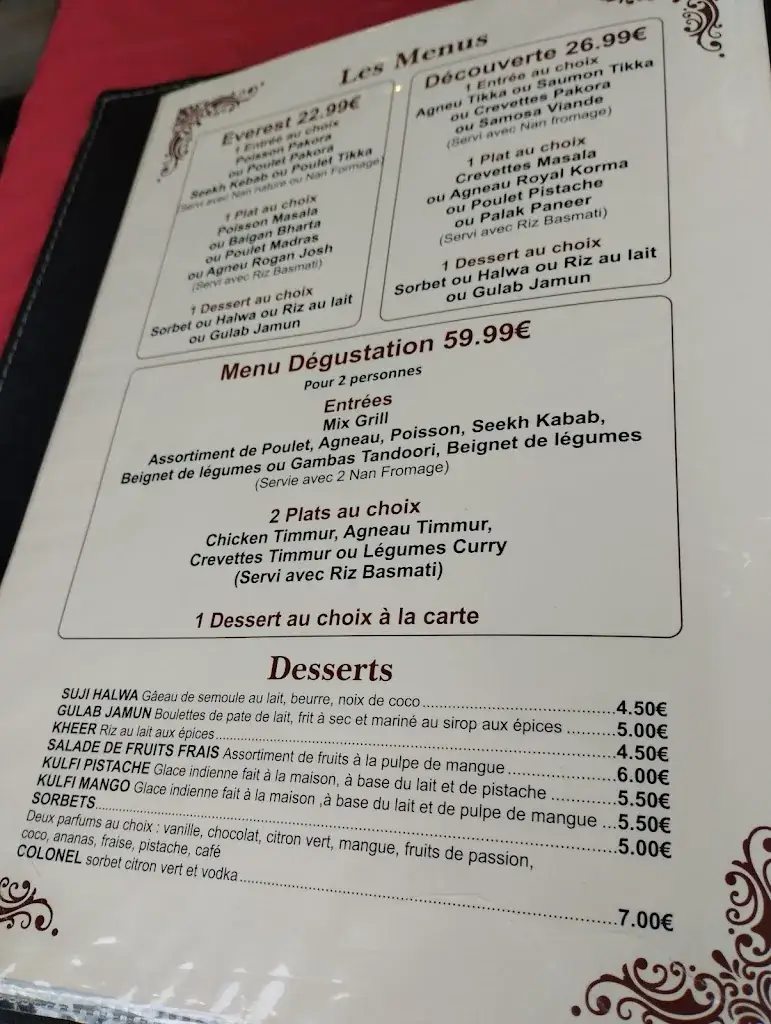 Menu_Restaurant Namaste Himalaya Les Lilas_Lilas_image_2