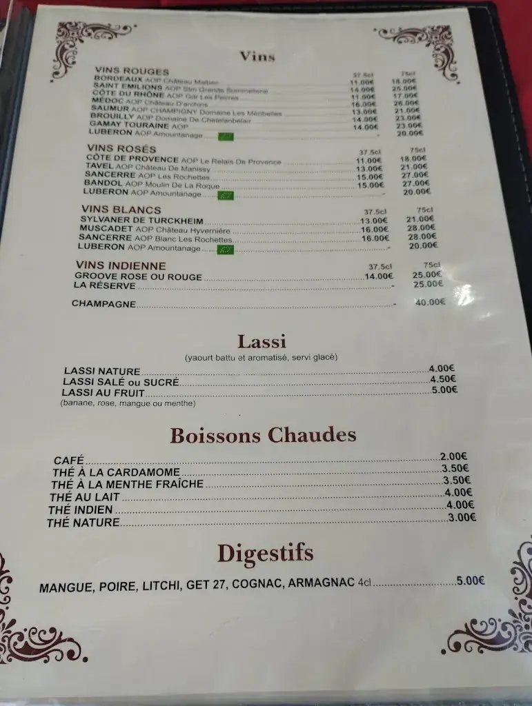 Menu_Restaurant Namaste Himalaya Les Lilas_Lilas_image_3