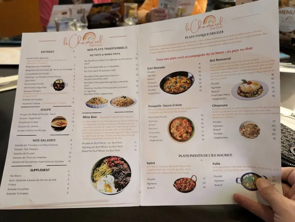 Menu_Le Chamarel resto mauricien paris_Lilas_image_1