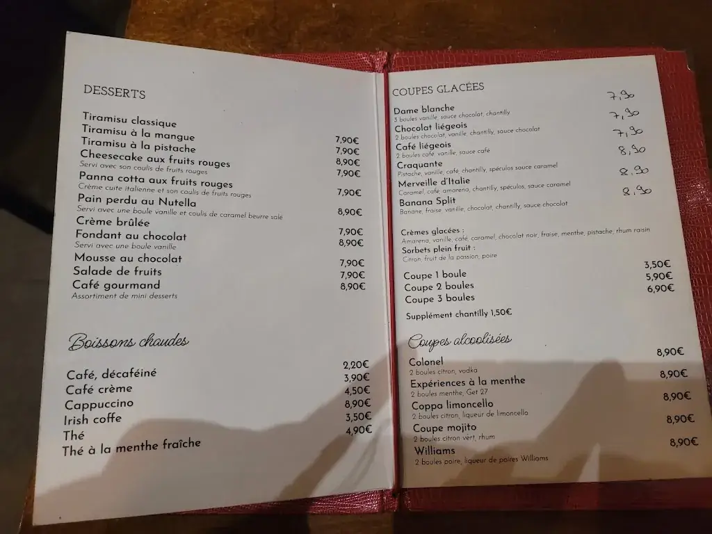 Menu_La Toscane_Kremlin-Bicêtre_immagine_1