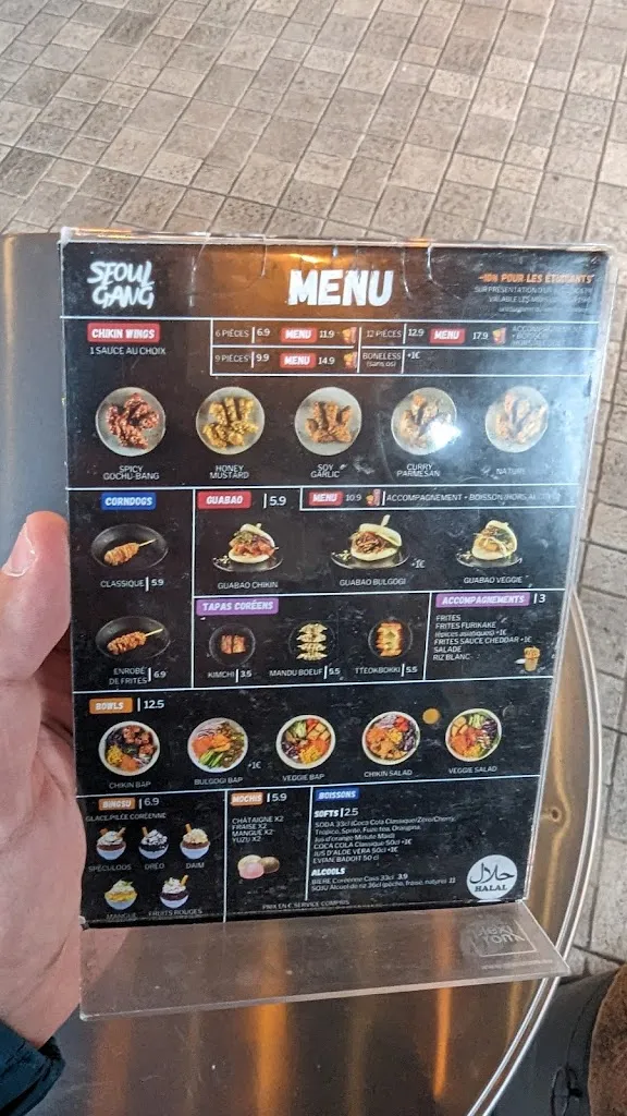 Menu_Seoul Gang_Kremlin-Bicêtre_image_2