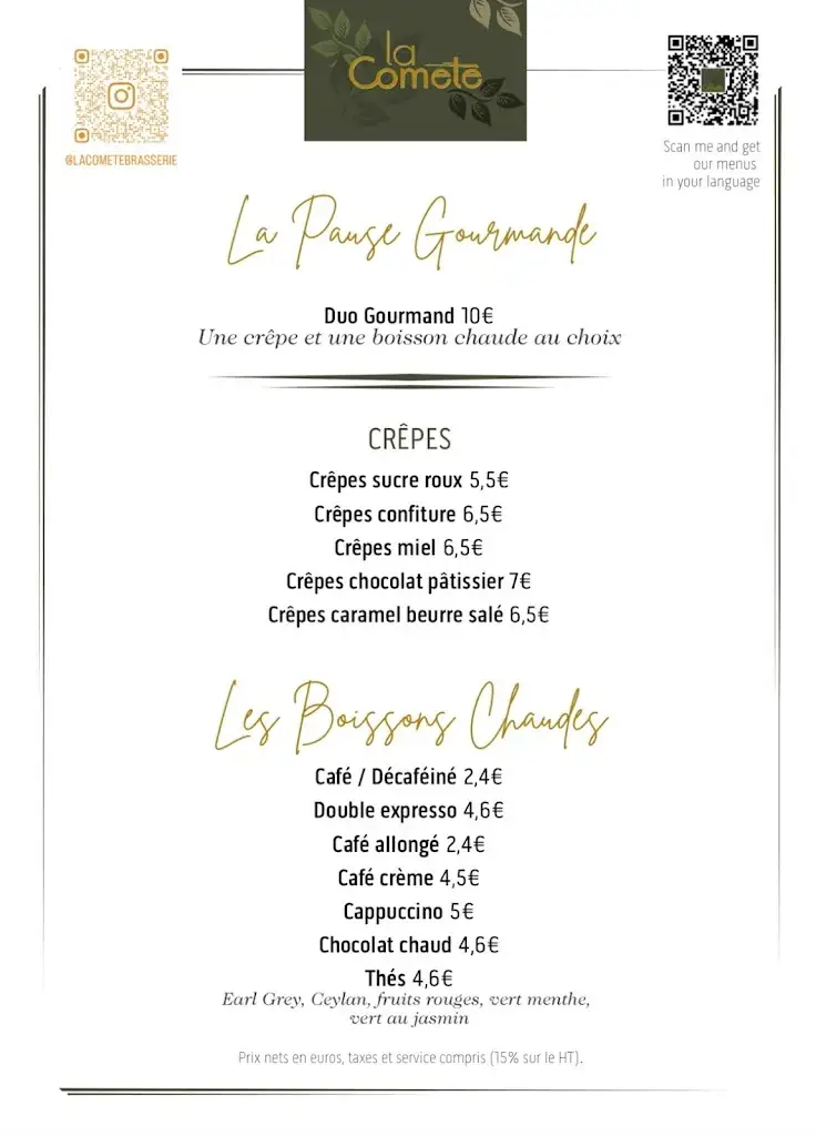 Menu_La Comète_Kremlin-Bicêtre_image_4