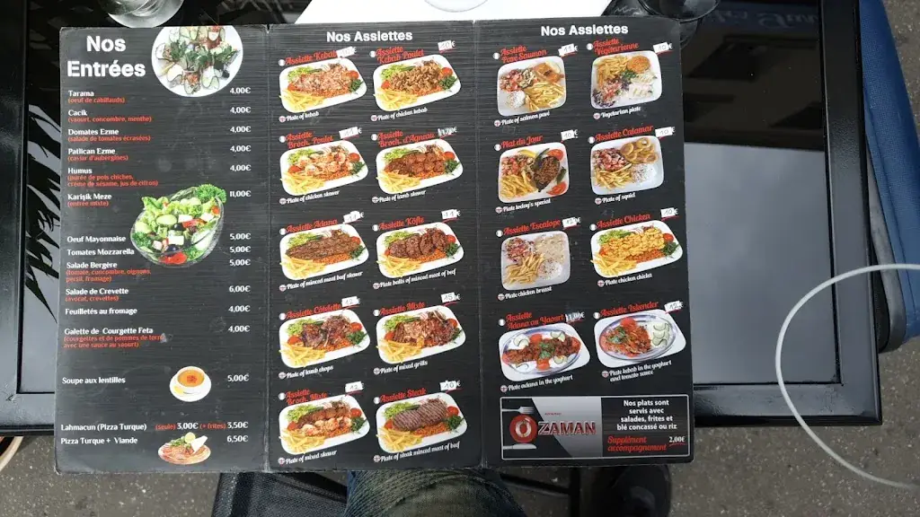 Menu_O'Zaman_Kremlin-Bicêtre_image_2