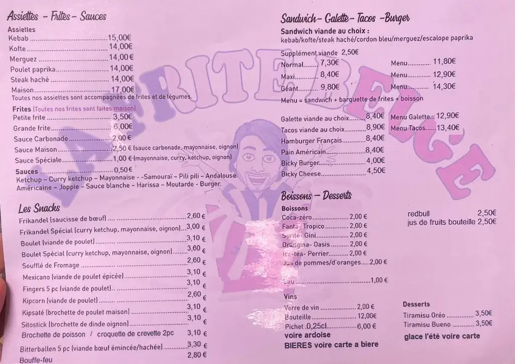 Menu_La Frite Belge_Montfaucon-en-Velay_immagine_1