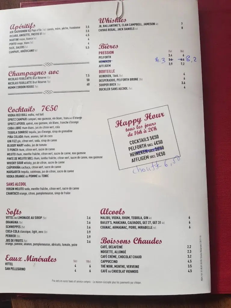 Menu_L'Amandine _Kremlin-Bicêtre_image_1