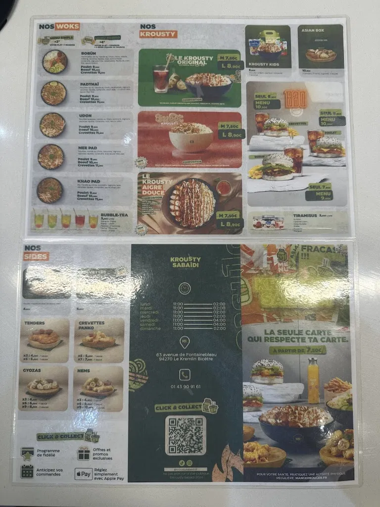 Menu_Krousty Sabaidi - Kremlin Bicetre_Kremlin-Bicêtre_image_3