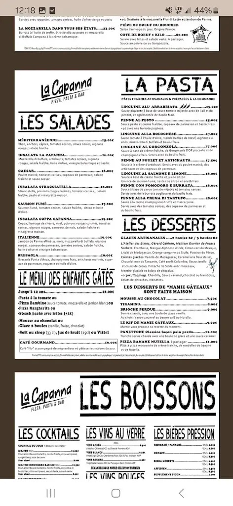 Menu_La Capanna_Lognes_image_4