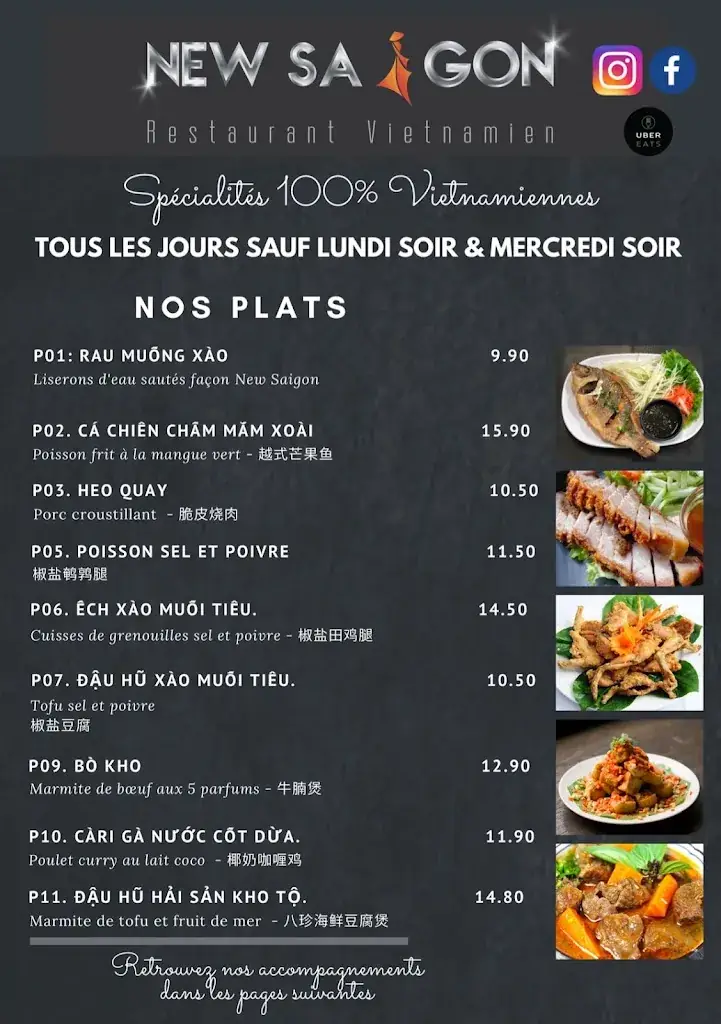 Menu_New Saigon - Restaurant Vietnamien Lognes_Lognes_image_3