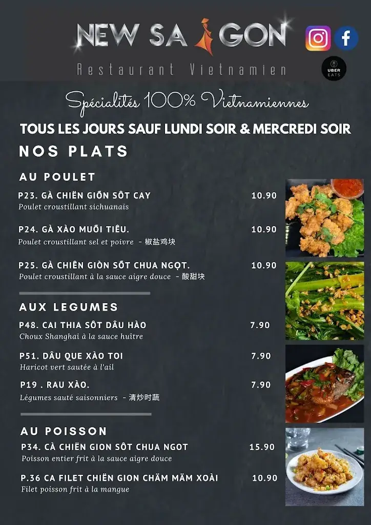 Menu_New Saigon - Restaurant Vietnamien Lognes_Lognes_image_4