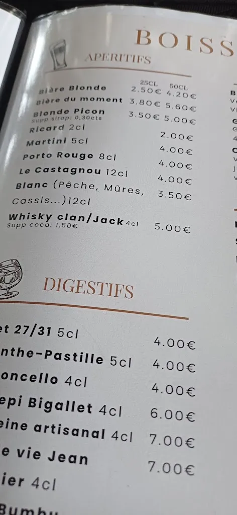 Menu_La tribü Restaurant_Félines_imagen_3