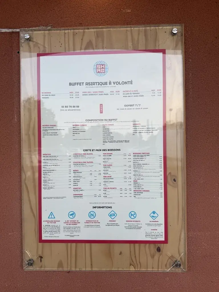 Menu_Restaurant Shao Lisses / Buffet Wok Grillade Asiatique et Indien - Vente à Emporter / 91 Essonnes_Lisses_immagine_2