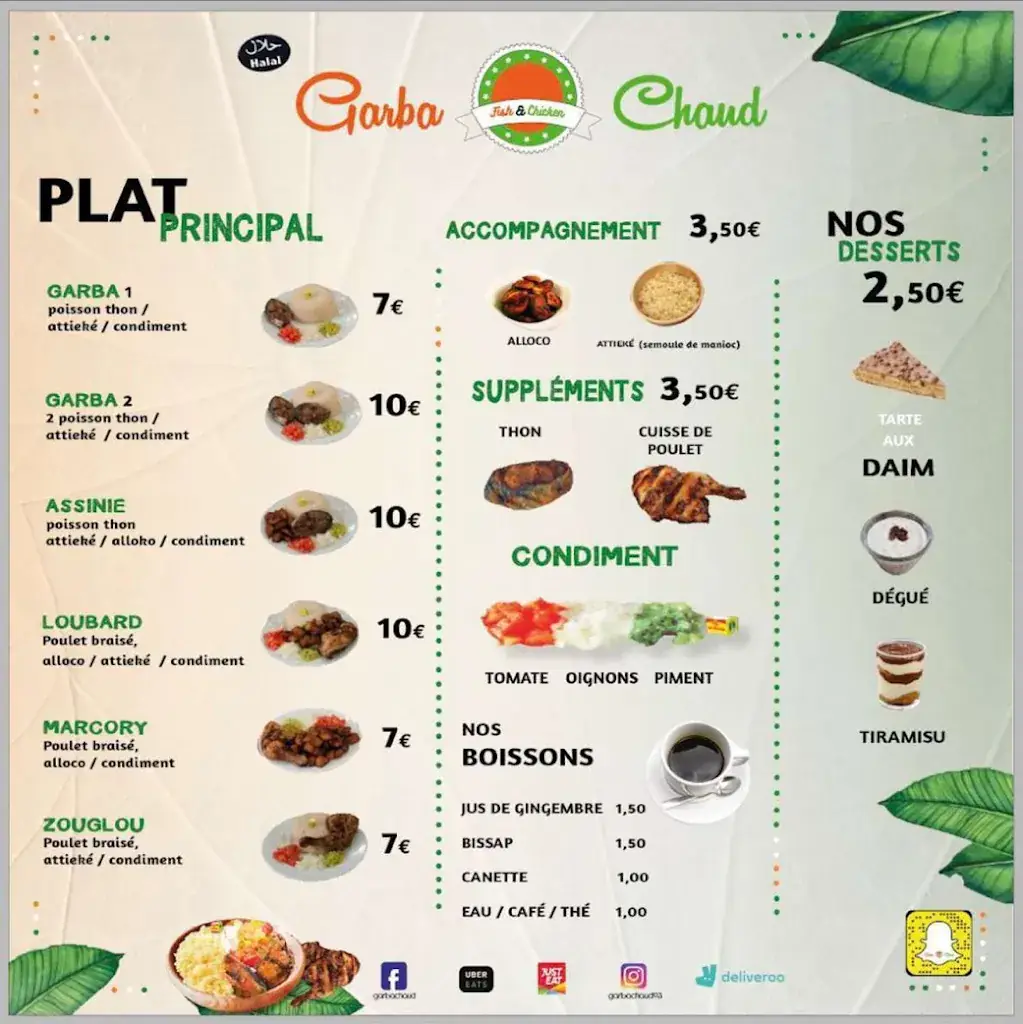 Menu_GARBA CHAUD Courneuve_Courneuve_image_1