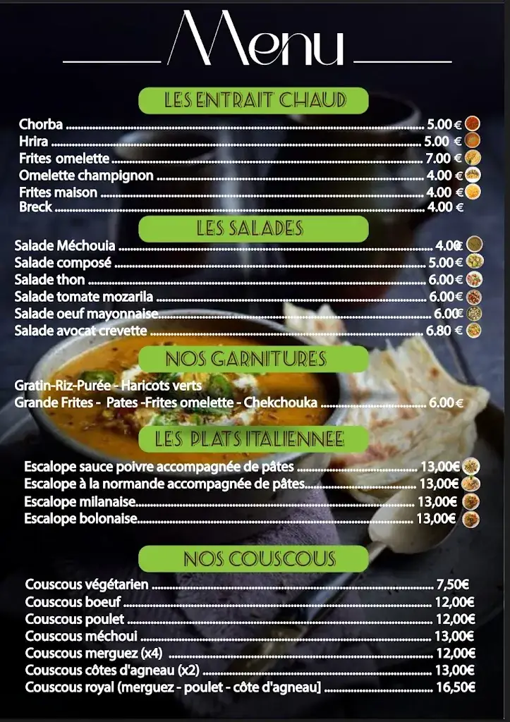 Menu_restaurant Gouraya_Courneuve_image_1