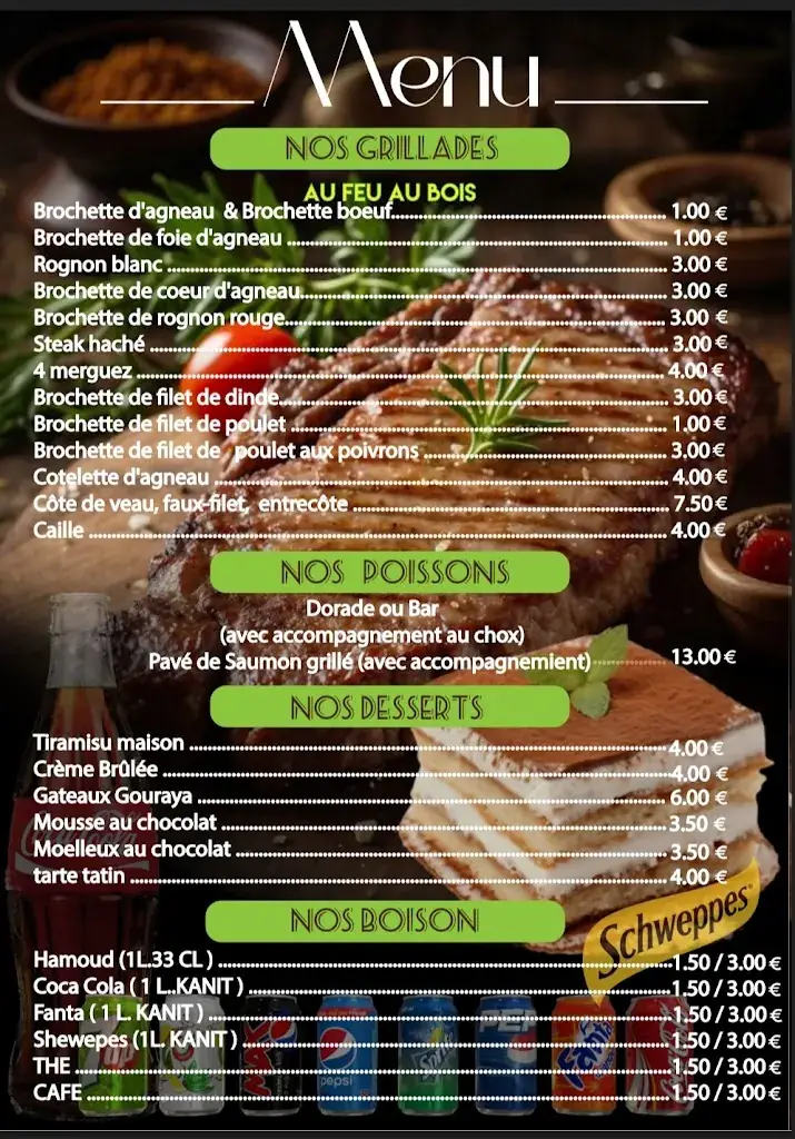 Menu_restaurant Gouraya_Courneuve_image_2