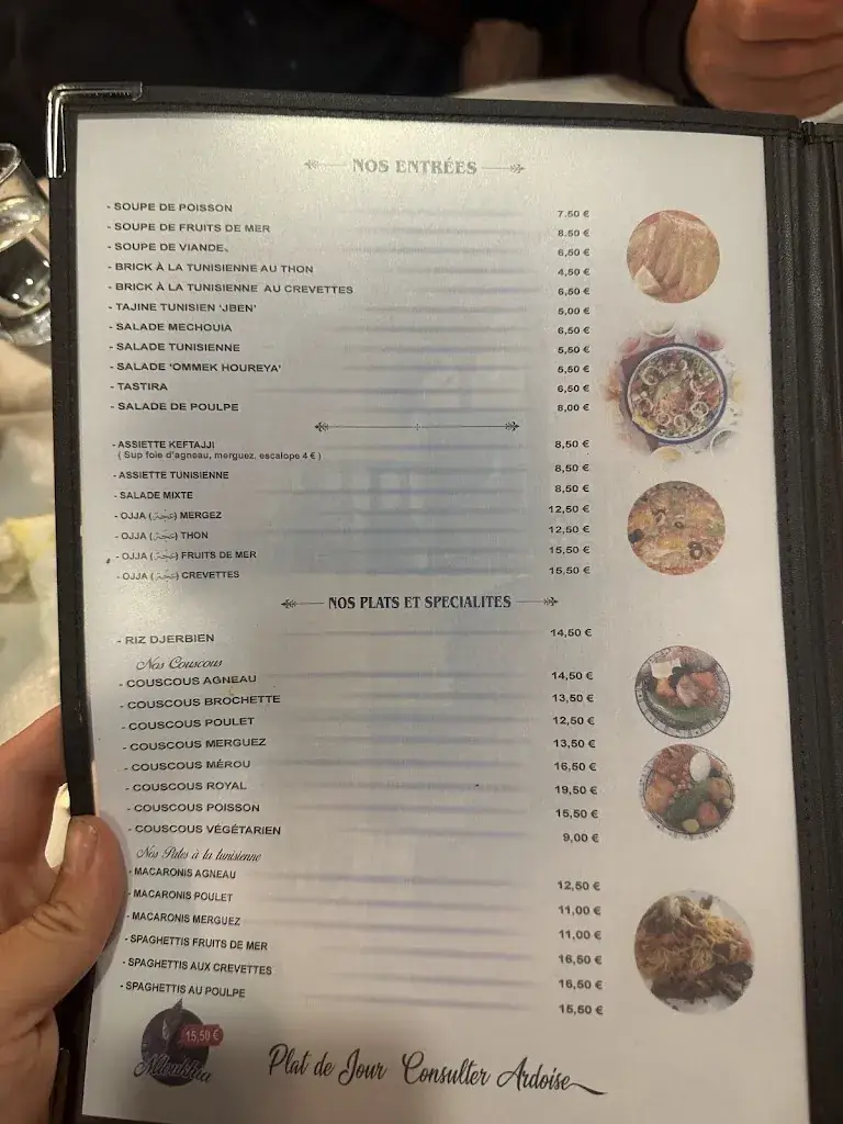 Menu_Restaurant Sidi Boussaid_Courneuve_image_3