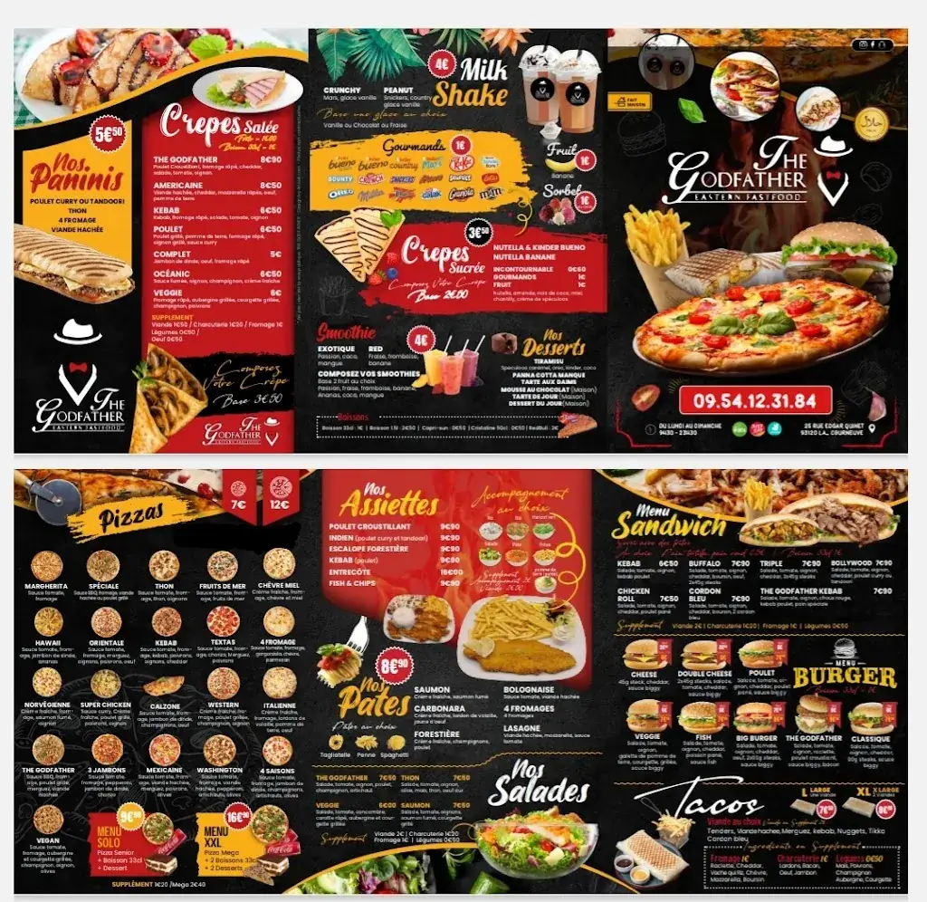 Menu_The Godfather 93_Courneuve_image_1