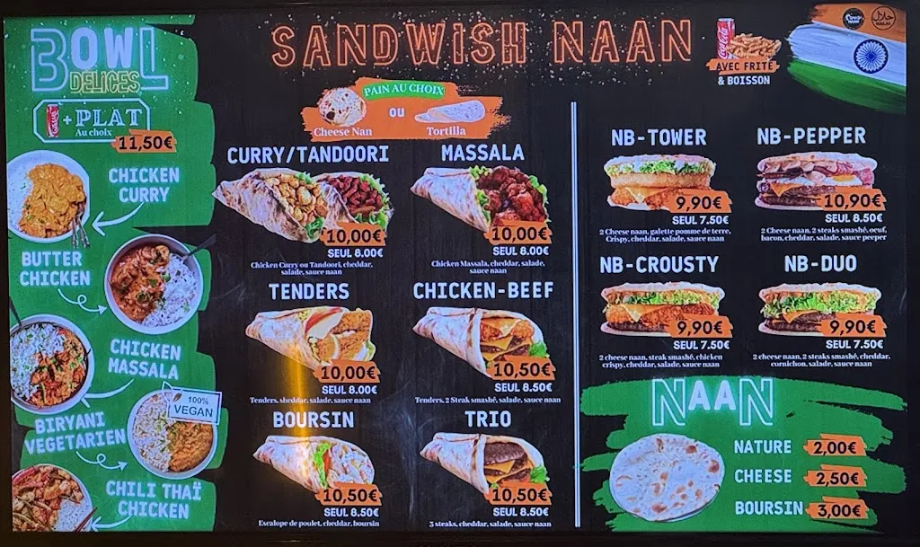 Menu_O Smash Naan_Courneuve_image_1