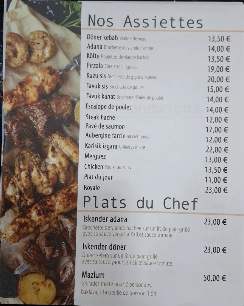 Menu_Diwan - Grillades au feu de bois_Courneuve_image_1
