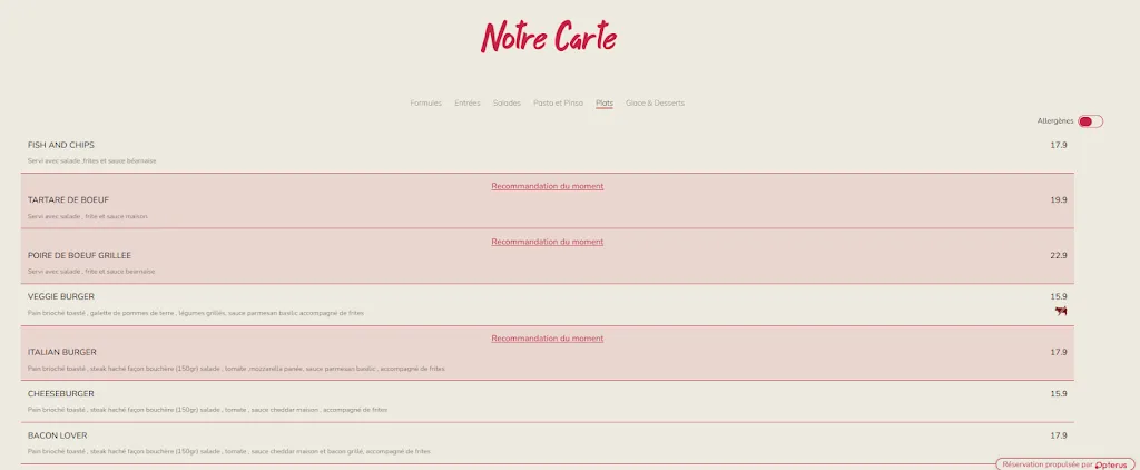 Menu_UNI Décines - Restaurant & Bar_Décines-Charpieu_image_1