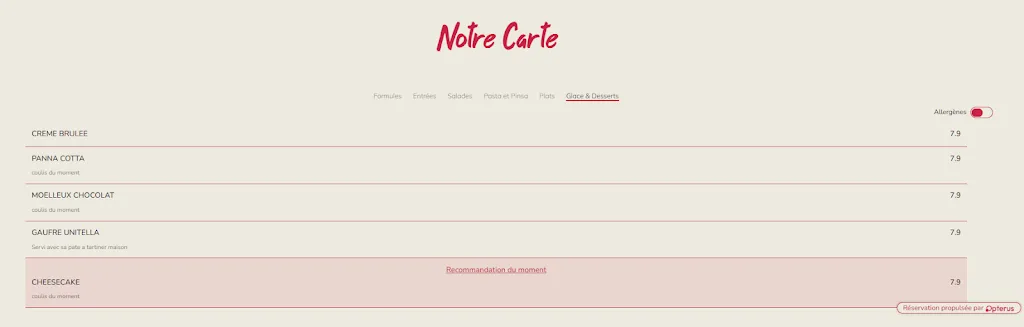 Menu_UNI Décines - Restaurant & Bar_Décines-Charpieu_image_4