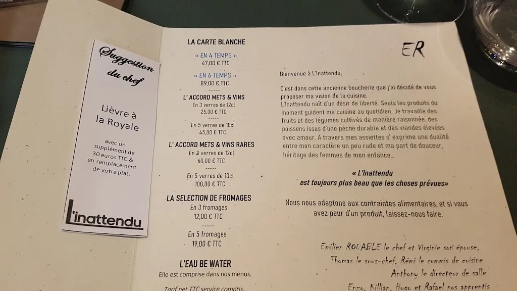 Menu_L'inattendu Villecresnes Emilien Rouable_Villecresnes_image_2