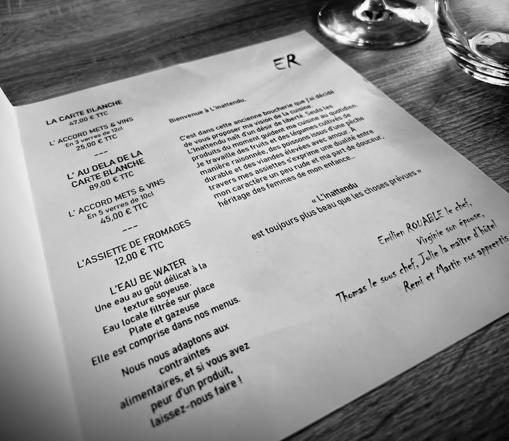 Menu_L'inattendu Villecresnes Emilien Rouable_Villecresnes_image_3
