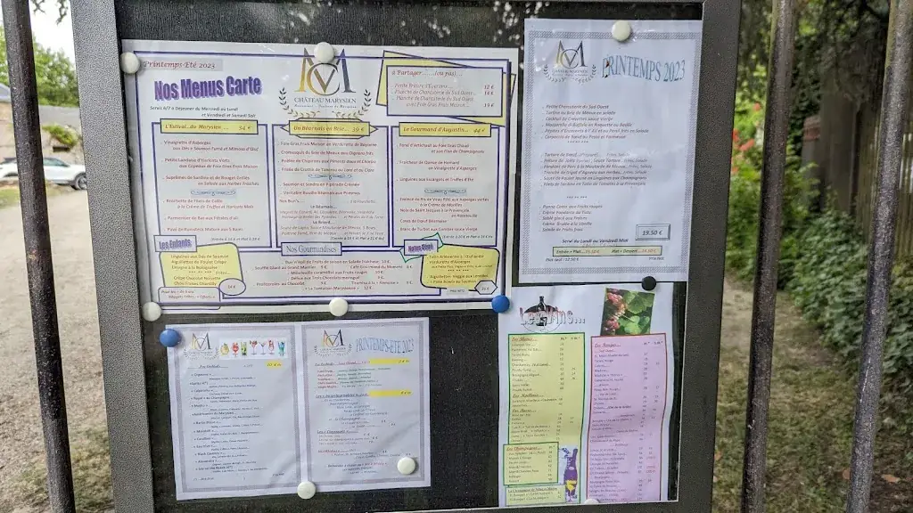 Menu_CHÂTEAU MARYSIEN Restaurant Traiteur | Traiteur Restaurant Mary-sur-Marne_Mary-sur-Marne_image_1