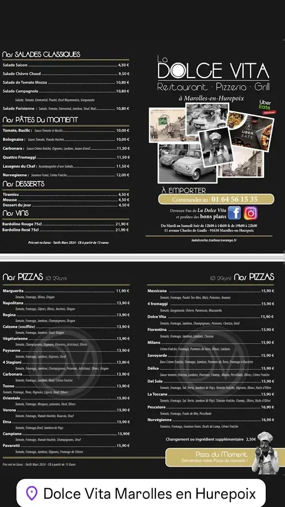 Menu_La Dolce Vita_Marolles-en-Hurepoix_image_1