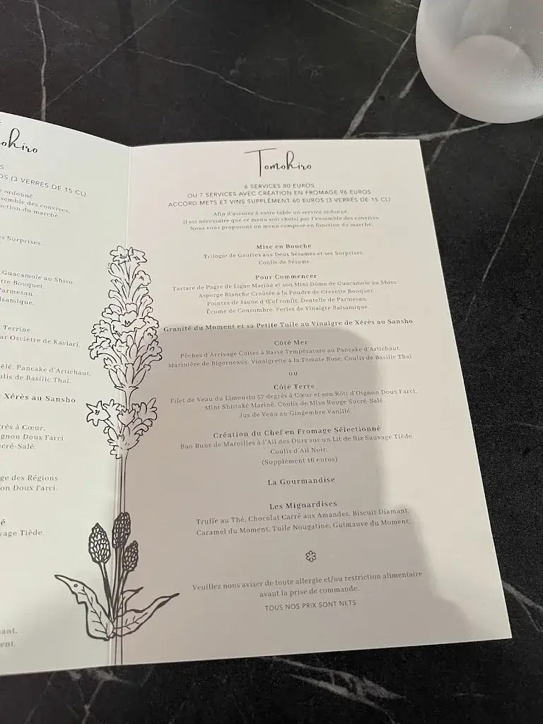 Menu_Le Village Tomohiro_Marly-le-Roi_image_4