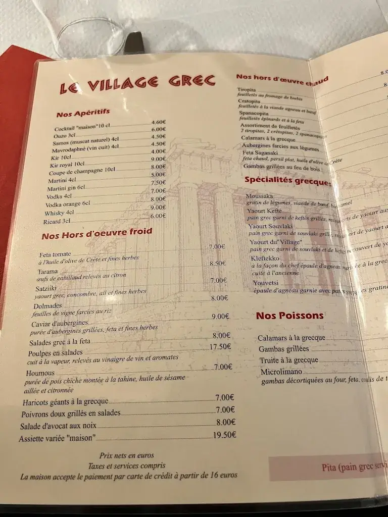 Menu_Le Village Grec_Marly-le-Roi_image_4