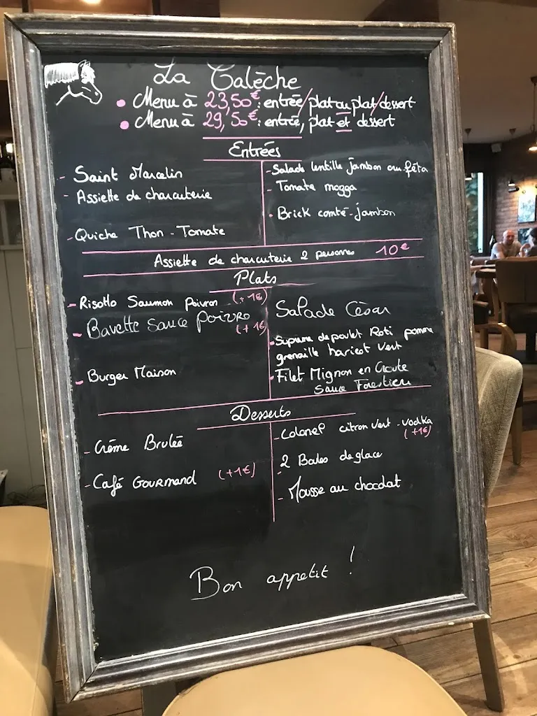 Menu_La Caleche Restaurant_Marcoussis_image_1