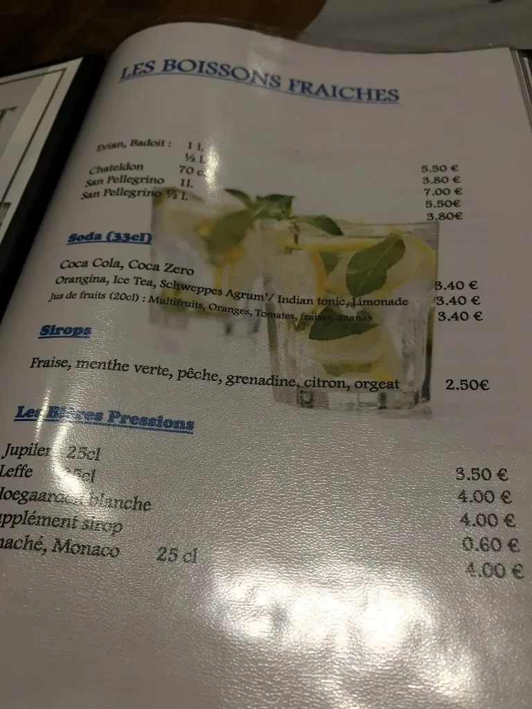 Menu_La Caleche Restaurant_Marcoussis_image_2