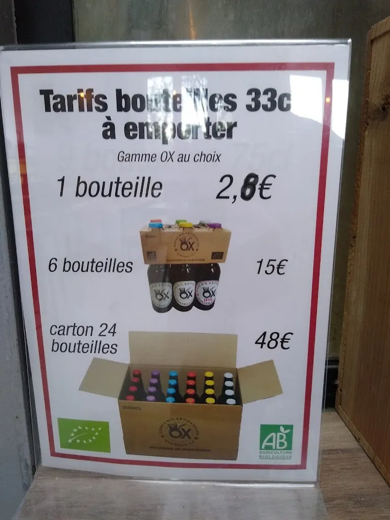 Menu_Brasserie artisanale Ox - Marcoussis_Marcoussis_imagen_3