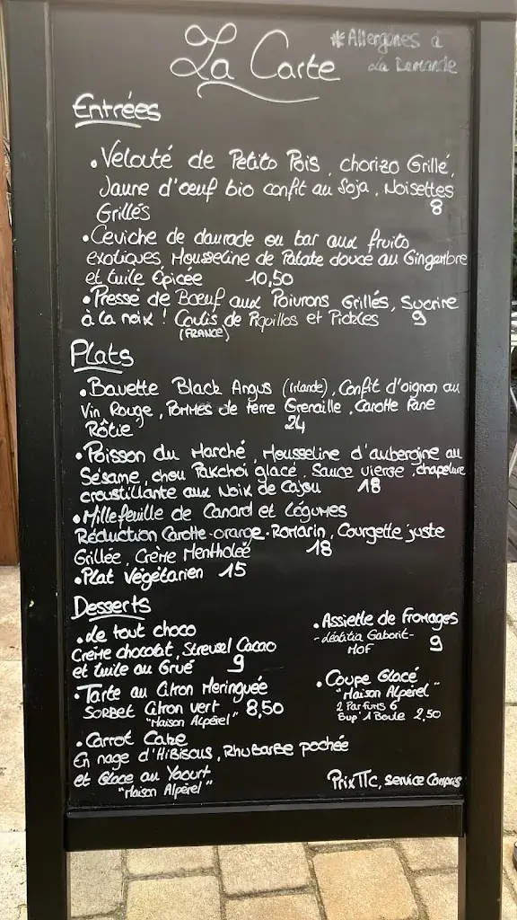 Menu_L'Agape Marcoussis_Marcoussis_immagine_1