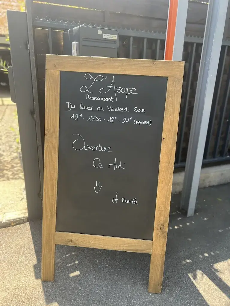 Menu_L'Agape Marcoussis_Marcoussis_immagine_3