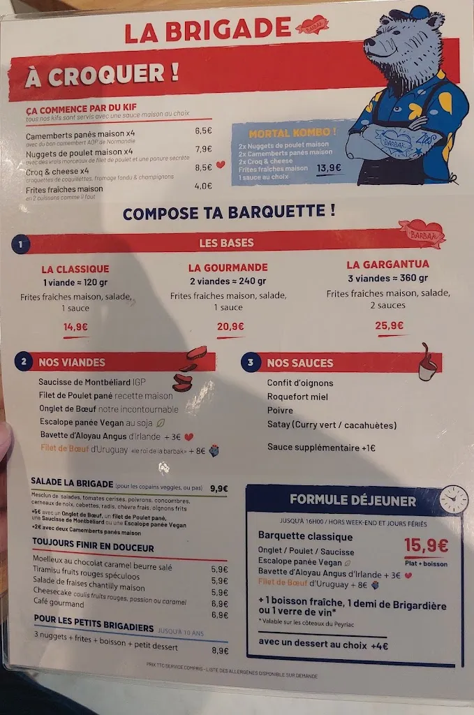 Menu_La Brigade_Lieusaint_immagine_3