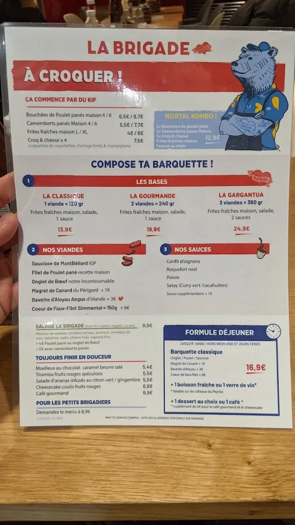 Menu_La Brigade_Lieusaint_immagine_4