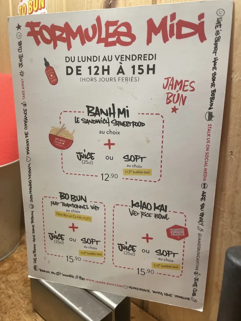 JAMES BUN ristorante a Lieusaint