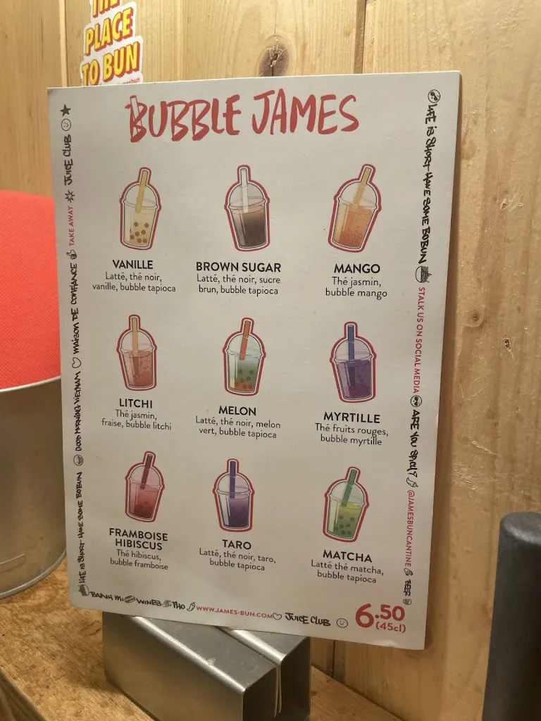 Menu_JAMES BUN_Lieusaint_image_2