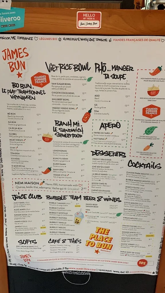 Menu_JAMES BUN_Lieusaint_image_3