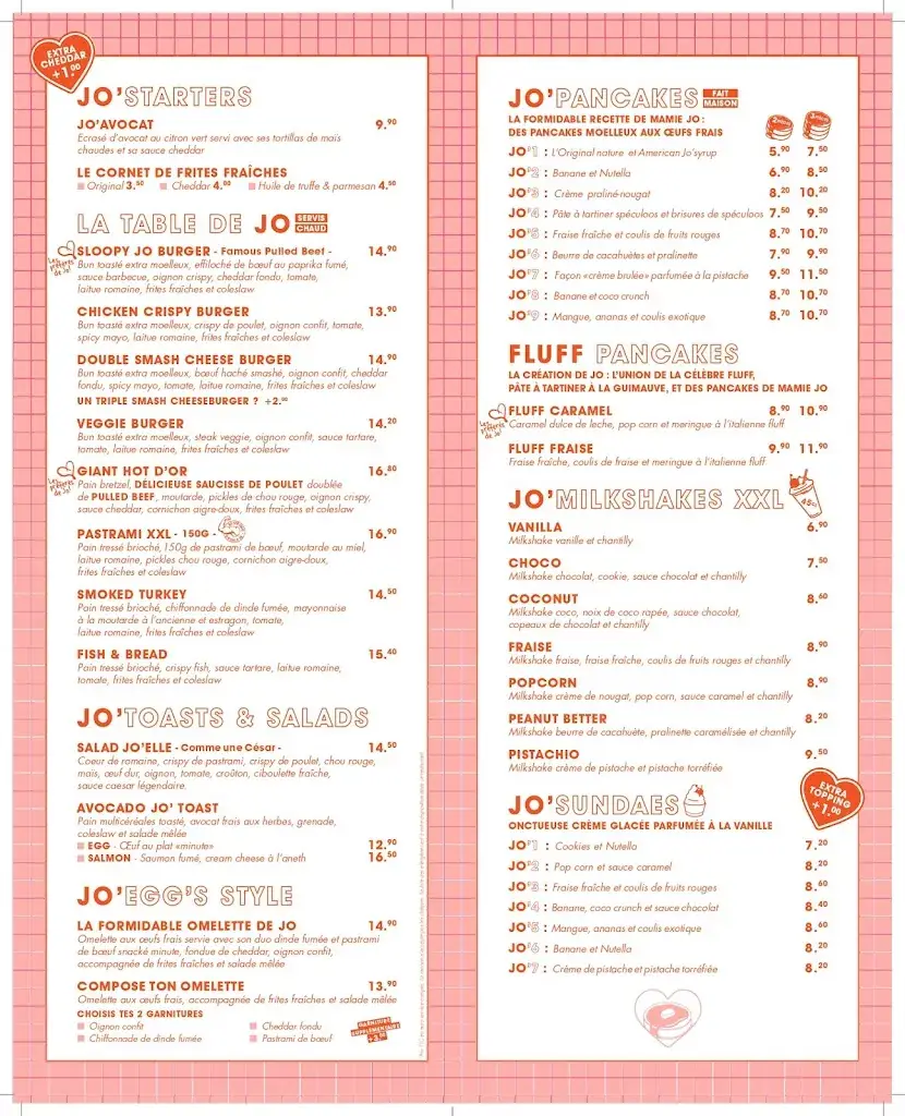 Menu_Sloopy Jo_Lieusaint_image_1