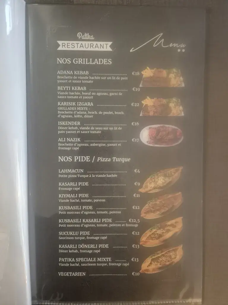 Menu_patika restaurant_Lieusaint_image_2