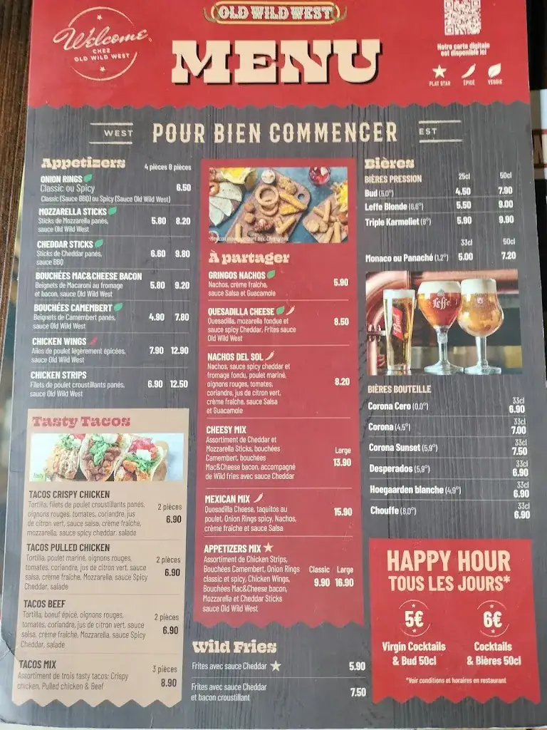 Menu_Old Wild West_Lieusaint_image_3