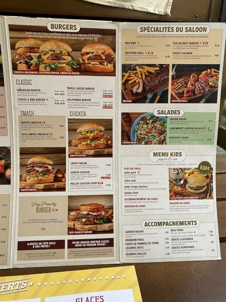 Menu_Old Wild West_Lieusaint_image_4