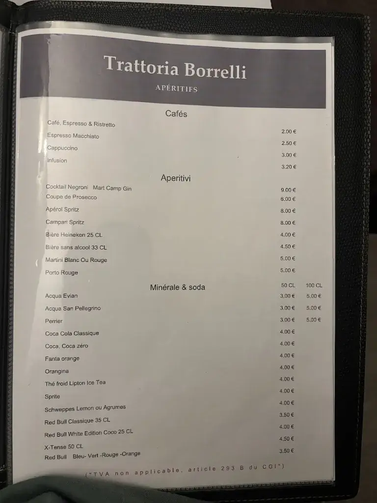 Menu_TRATTORIA BORRELLI_Thonon-les-Bains_image_2