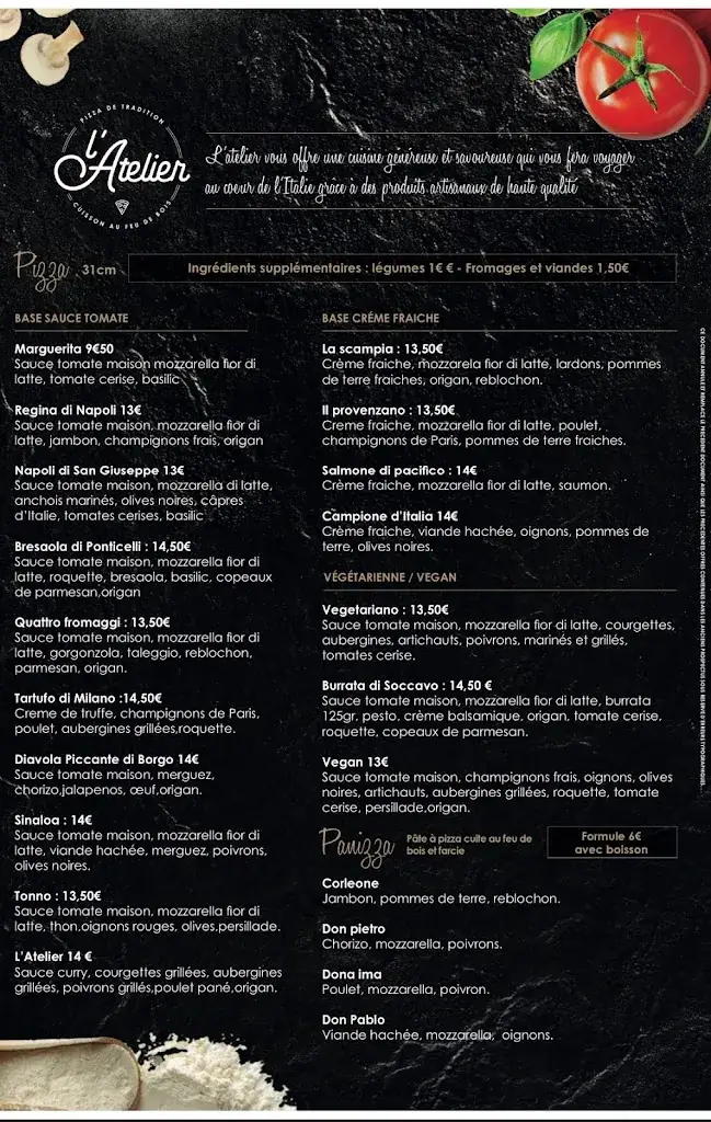 Menu_L'Atelier Pizzeria pasta burger Menucourt_Menucourt_image_1