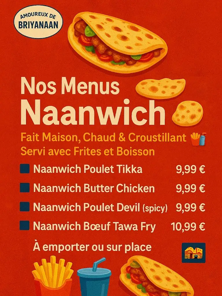 Menu_Amoureux de briyanaan_Melun_imagen_4