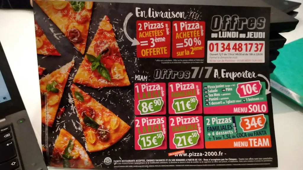 Menu_Pizza 2000_Méry-sur-Oise_image_3